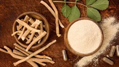 5.Ashwagandha: A potent herb as per Ayurveda, Ashwagandha reduces cortisol levels, a stress hormone produced by the body, by promoting a more relaxed state and improves sleep quality. (Unsplash) 5.Ashwagandha: A potent herb as per Ayurveda, Ashwagandha reduces cortisol levels, a stress hormone produced by the body, by promoting a more relaxed state and improves sleep quality. (Unsplash)