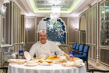 Master Chef Gulam M Qureshi from Dum Pukht of ITC Maurya Master Chef Gulam M Qureshi from Dum Pukht of ITC Maurya