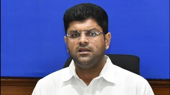 The Jannayak Janta Party (JJP) on Tuesday decided to contest all the 10 Lok Sabha seats in Haryana. (HT File)