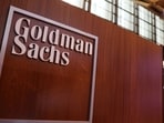 Goldman Sachs on Reliance: The logo for Goldman Sachs is seen.