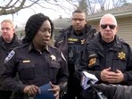 Rockford Police Chief Carla Redd speaks with the media, Wednesday, March 27, 2024, in Rockford, Ill. Authorities say four people were killed and five were wounded in stabbings in northern Illinois. Redd said that a suspect is in police custody and was being questioned. She said police did not know the motive. Rockford Police Chief Carla Redd speaks with the media, Wednesday, March 27, 2024, in Rockford, Ill. Authorities say four people were killed and five were wounded in stabbings in northern Illinois. Redd said that a suspect is in police custody and was being questioned. She said police did not know the motive.