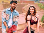 Ram Charan and Kiara Advani in Game Changer. Ram Charan and Kiara Advani in Game Changer.