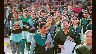 A total of 4,645 students would appear for the examinations for which 15 centres have been allotted in Ludhiana. (HT File Photo) A total of 4,645 students would appear for the examinations for which 15 centres have been allotted in Ludhiana. (HT File Photo)