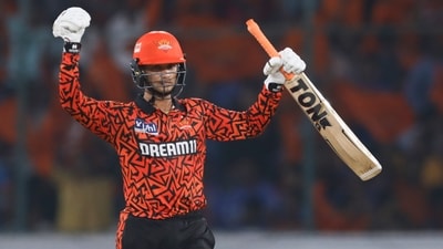 Moments later, Head's record was broken as Abhishek Sharma completed his fifty in 16 balls in the same contest. (ANI) Moments later, Head's record was broken as Abhishek Sharma completed his fifty in 16 balls in the same contest. (ANI)