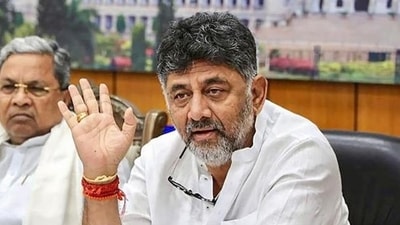 Karnataka DCM DK Shivakumar (PTI) (HT_PRINT) Karnataka DCM DK Shivakumar (PTI) (HT_PRINT)