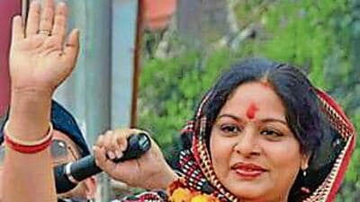 Former MLA Ruchi Veera was named the SP candidate for the Moradabad Lok Sabha seat, replacing sitting MP and pre-declared candidate ST Hasan. (SOURCED IMAGE) Former MLA Ruchi Veera was named the SP candidate for the Moradabad Lok Sabha seat, replacing sitting MP and pre-declared candidate ST Hasan. (SOURCED IMAGE)