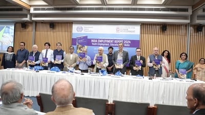 The report was released in the presence of V Anantha Nageswaran, the Centre's Chief Economic Adviser (twitter.com/TweetIHD) The report was released in the presence of V Anantha Nageswaran, the Centre's Chief Economic Adviser (twitter.com/TweetIHD)