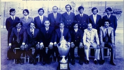 The 1974 Ranji Trophy-winning Karnataka team (HT photo) The 1974 Ranji Trophy-winning Karnataka team (HT photo)