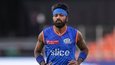 Hardik Pandya during a practice session in Indian Premier League (IPL) 2024 (PTI) Hardik Pandya during a practice session in Indian Premier League (IPL) 2024 (PTI)