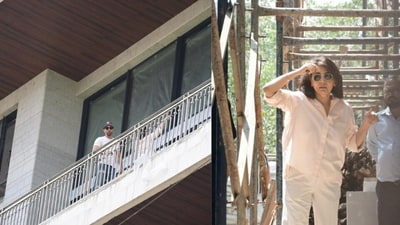 Ranbir Kapoor visited his under-construction family home with Alia Bhatt and Neetu Kapoor. (Pics: Varinder Chawla) Ranbir Kapoor visited his under-construction family home with Alia Bhatt and Neetu Kapoor. (Pics: Varinder Chawla)