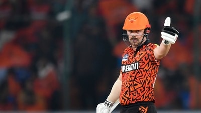 Travis Head scored 18-ball fifty against Mumbai Indians. Travis Head scored 18-ball fifty against Mumbai Indians.