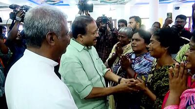 Union MoS for external affairs V Muraleedharan meets the families of Kerala natives, who fell victim to a recruiting fraud aimed at joining the Russian army to fight against Ukraine in Thiruvananthapuram on March 21. (ANI) Union MoS for external affairs V Muraleedharan meets the families of Kerala natives, who fell victim to a recruiting fraud aimed at joining the Russian army to fight against Ukraine in Thiruvananthapuram on March 21. (ANI)