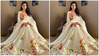 On Wednesday, Nora gave her fans a mid-week treat as the actress took to Instagram and uploaded a series of stunning pictures accompanied by some quirky emoticons as captions. In the post, she can be seen looking radiant in a colourful ethnic ensemble that looks absolutely glamorous. (Instagram/@norafatehi) On Wednesday, Nora gave her fans a mid-week treat as the actress took to Instagram and uploaded a series of stunning pictures accompanied by some quirky emoticons as captions. In the post, she can be seen looking radiant in a colourful ethnic ensemble that looks absolutely glamorous. (Instagram/@norafatehi)