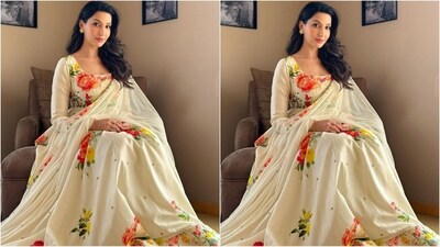 Assisted by celebrity fashion stylist Maneka Harisinghani, Nora accessorised her look with a pair of diamond stud earrings, several statement rings on her finger and a pair of stylish high heels to complement her look. (Instagram/@norafatehi) Assisted by celebrity fashion stylist Maneka Harisinghani, Nora accessorised her look with a pair of diamond stud earrings, several statement rings on her finger and a pair of stylish high heels to complement her look. (Instagram/@norafatehi)