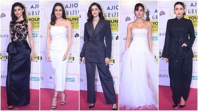 Ananya Pandey, Shraddha Kapoor, Disha Patani, Mouni Roy and other celebrities attended the award show in stunning outfits. (Instagram) Ananya Pandey, Shraddha Kapoor, Disha Patani, Mouni Roy and other celebrities attended the award show in stunning outfits. (Instagram)