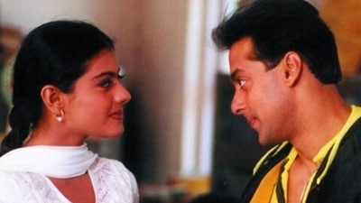 Kajol shares a throwback picture with Salman Khan.