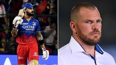 Aaron Finch called Virat Kohli 'the greatest white-ball batter' he's ever seen. (AFP-Getty)