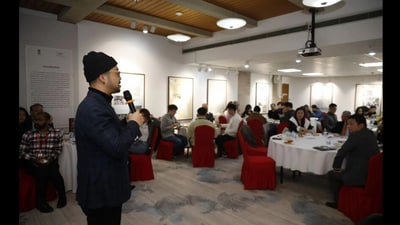 Snapshot of the whisky tasting event in embassy of India in Beijing. (X/@EOIBeijing) Snapshot of the whisky tasting event in embassy of India in Beijing. (X/@EOIBeijing)