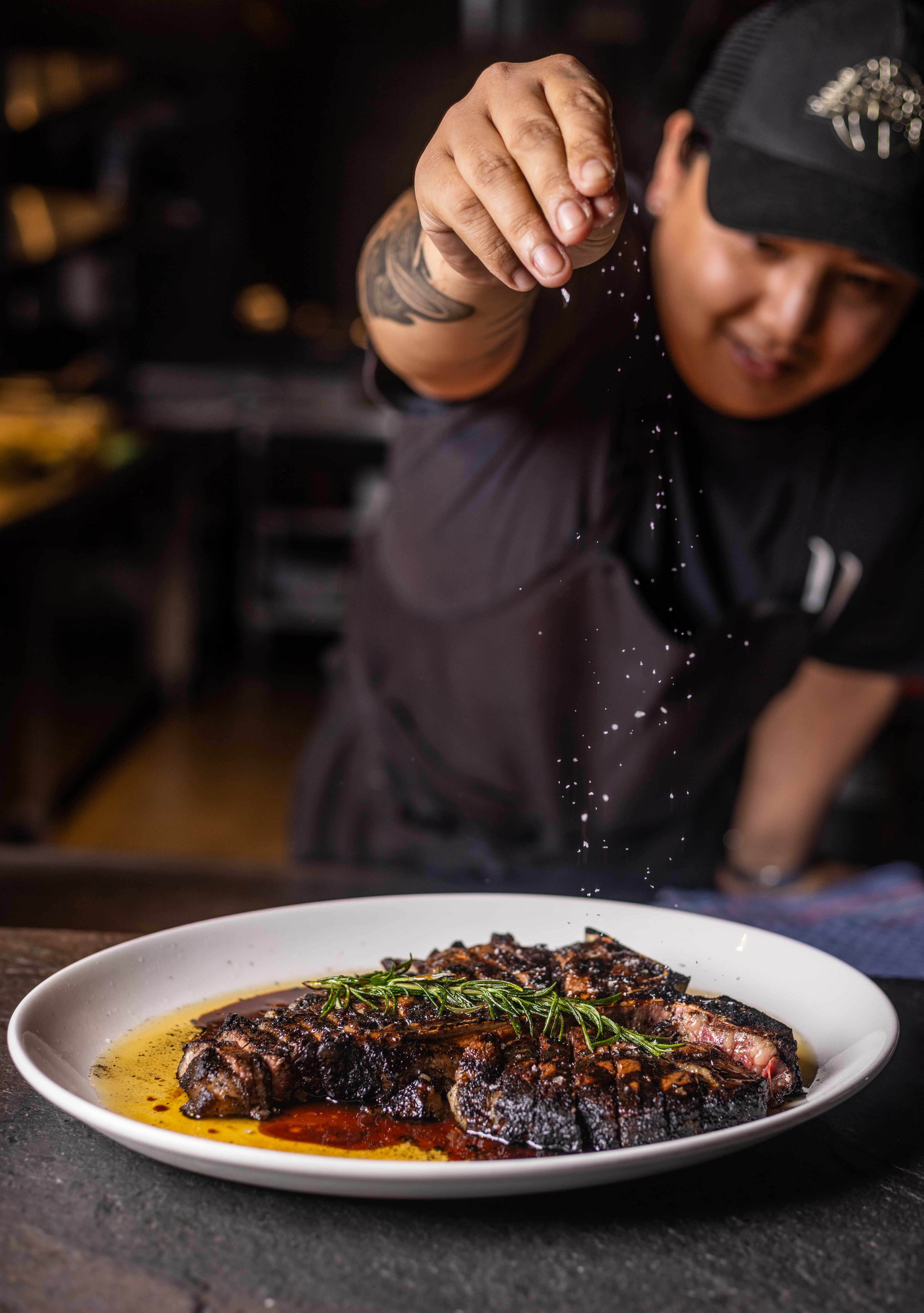 11 Woodfired dishes prepared using grill techniques and different types of wood