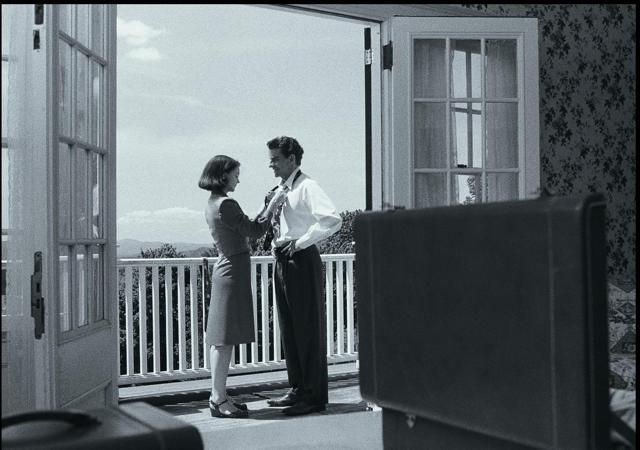 Carey Mulligan and Bradley Cooper in Maestro (A scene from Maestro) Carey Mulligan and Bradley Cooper in Maestro (A scene from Maestro)