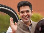 Raghav Chadha on Thursday shared a video of Kejriwal outside the courtroom congratulating Punjab CM Bhagwant Mann on becoming a father Raghav Chadha on Thursday shared a video of Kejriwal outside the courtroom congratulating Punjab CM Bhagwant Mann on becoming a father