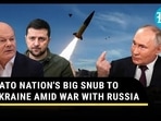 NATO NATION'S BIG SNUB TO UKRAINE AMID WAR WITH RUSSIA NATO NATION'S BIG SNUB TO UKRAINE AMID WAR WITH RUSSIA
