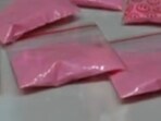 The only constant ingredient of Pink Cocaine is its pigmented colour, which is commonly obtained from food colouring. The only constant ingredient of Pink Cocaine is its pigmented colour, which is commonly obtained from food colouring.
