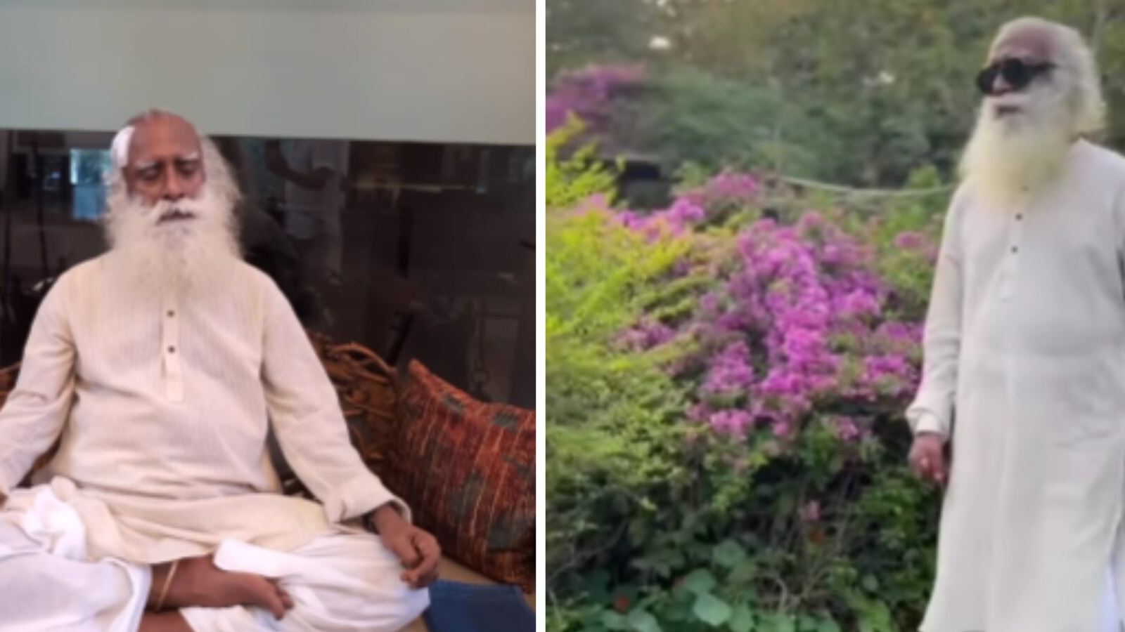 Sadhguru, back from hospital, 'recharges with simple meal', meditates. Watch | Trending - Vimarsana News