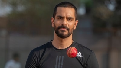 Actor Angad Bedi poses for HT City (Satish Bate/ HT) Actor Angad Bedi poses for HT City (Satish Bate/ HT)