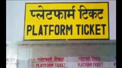 A platform ticket sale counter. (For Representation) A platform ticket sale counter. (For Representation)