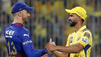 Royal Challengers Bengaluru's skipper Faf du Plessis and Chennai Super Kings' skipper Ruturaj Gaikwad (ANI)