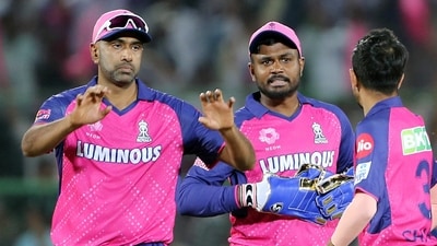 Rajasthan Royals' captain Sanju Samson along with teammates Ashwin and Chahal (ANI) Rajasthan Royals' captain Sanju Samson along with teammates Ashwin and Chahal (ANI)