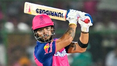Rajasthan Royals' Riyan Parag notched up his career-best score against DC (AFP) Rajasthan Royals' Riyan Parag notched up his career-best score against DC (AFP)