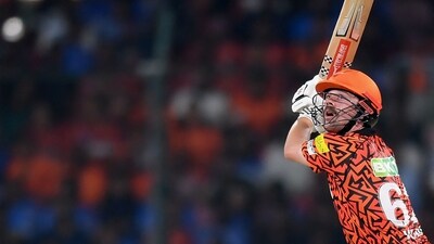 Travis Head plays a shot during the Indian Premier League (IPL) Twenty20 cricket match between Sunrisers Hyderabad and Mumbai Indians (AFP) Travis Head plays a shot during the Indian Premier League (IPL) Twenty20 cricket match between Sunrisers Hyderabad and Mumbai Indians (AFP)