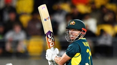 Australia's David Warner (AP)