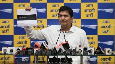 Delhi minister Saurabh Bharadwaj alleged that the BJP is trying to poach AAP MLAs. (Sanjeev Verma/HT Photo) Delhi minister Saurabh Bharadwaj alleged that the BJP is trying to poach AAP MLAs. (Sanjeev Verma/HT Photo)