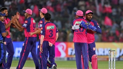 They needed 34 runs from the final two overs which they could not get. It was DC's second consecutive loss. (AP) They needed 34 runs from the final two overs which they could not get. It was DC's second consecutive loss. (AP)