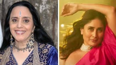 Ila Arun is not impressed by Kareena Kapoor's version of Choli Ke Peechi from Crew. Ila Arun is not impressed by Kareena Kapoor's version of Choli Ke Peechi from Crew.
