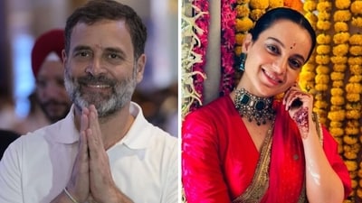 Kangana Ranaut calls Rahul Gandhi a "nepo baby" Kangana Ranaut calls Rahul Gandhi a "nepo baby"