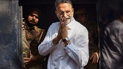 Mukhtar Ansari died in hospital on Thursday after he suffered a heart attack in jail. (PTI) Mukhtar Ansari died in hospital on Thursday after he suffered a heart attack in jail. (PTI)