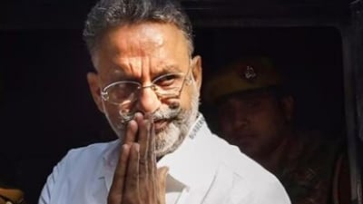 Mukhtar Ansari was hospitalised on Thursday evening after his health condition deteriorated in jail. (HT_PRINT) Mukhtar Ansari was hospitalised on Thursday evening after his health condition deteriorated in jail. (HT_PRINT)