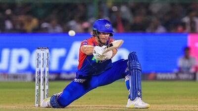 Warner and Pant were involved in a crucial 67-run partnership for the third wicket. Playing in his 100th IPL match and 14 months after a horrible car crash, Pant tried to build the innings with occasional boundaries. But he got out for a 26-ball 28 as Chahal induced a faint lower edge for Sanju Samson to do the rest behind the stumps in the 14th over. The asking rate shot up to more than 13 runs an over and DC needed 66 from the last five overs. Stubbs kept DC in the game with two consecutive sixes off Ravichandran Ashwin in the 17th over, but in the end the Delhi side were short by 12 runs. (PTI) Warner and Pant were involved in a crucial 67-run partnership for the third wicket. Playing in his 100th IPL match and 14 months after a horrible car crash, Pant tried to build the innings with occasional boundaries. But he got out for a 26-ball 28 as Chahal induced a faint lower edge for Sanju Samson to do the rest behind the stumps in the 14th over. The asking rate shot up to more than 13 runs an over and DC needed 66 from the last five overs. Stubbs kept DC in the game with two consecutive sixes off Ravichandran Ashwin in the 17th over, but in the end the Delhi side were short by 12 runs. (PTI)