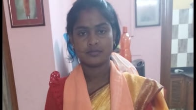 Rekha Patra, the BJP candidate from West Bengal’s Basirhat. (X) Rekha Patra, the BJP candidate from West Bengal’s Basirhat. (X)