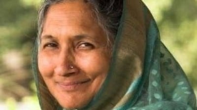 Former Haryana MP Savitri Jindal. (X) Former Haryana MP Savitri Jindal. (X)