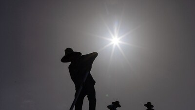 Heatwave conditions are likely to occur in North Interior Karnataka, Saurashtra and Kutch in Gujarat and southwest Rajasthan, the IMD said. (REUTERS)