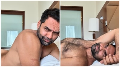 Abhay Deol shared shirtless photos on Instagram. Abhay Deol shared shirtless photos on Instagram.