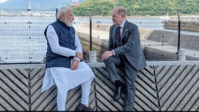 PM Narendra Modi with German Chancellor Olaf Scholz PM Narendra Modi with German Chancellor Olaf Scholz