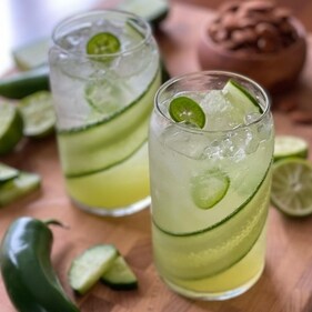 Cucumber and mint mocktail (Instagram) Cucumber and mint mocktail (Instagram)