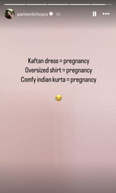 Parineeti Chopra is setting the record straight about her rumoured pregnancy. Parineeti Chopra is setting the record straight about her rumoured pregnancy.
