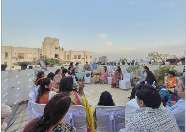“Sumbul Khan opened her home to guests on a beautiful spring day.” (Courtesy iftar hosts)